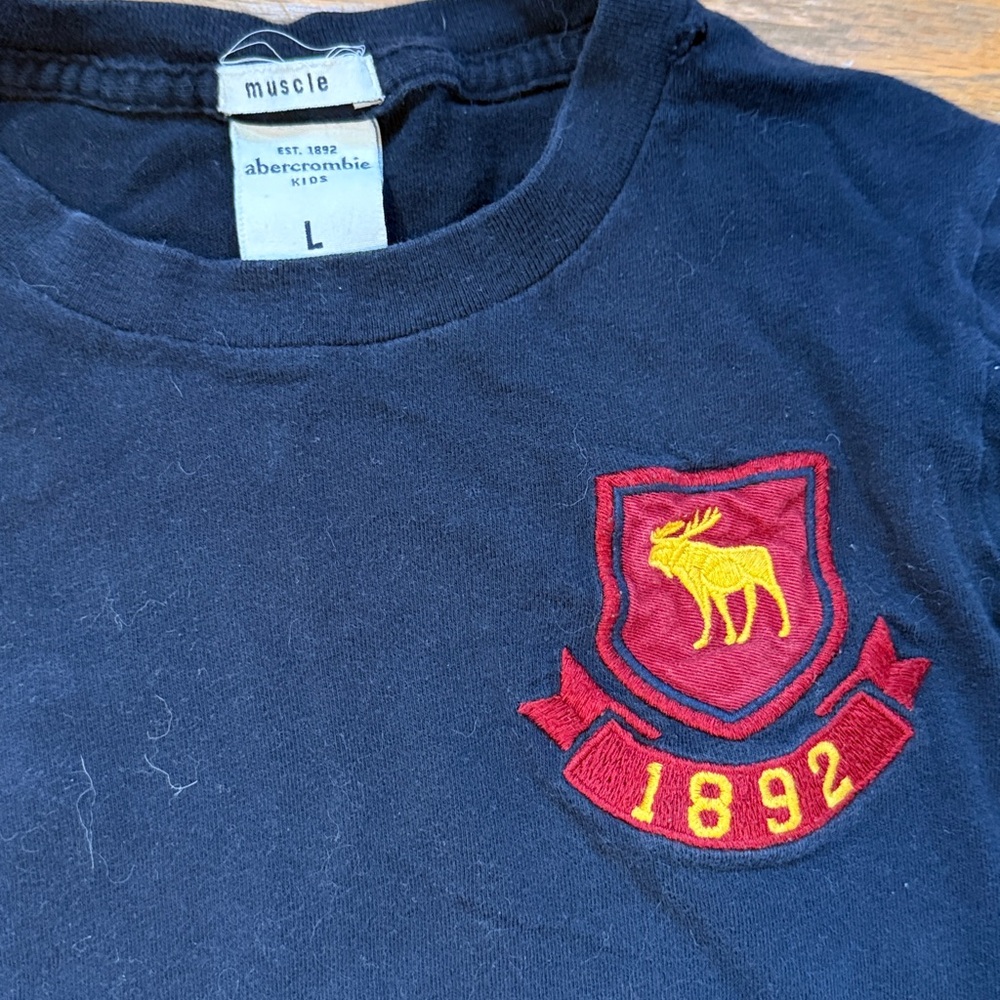 Abercrombie & Fitch boys muscle long sleeve Tee - Picture 5 of 8